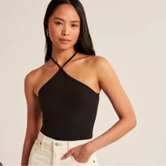Abercrombie & Fitch seamless white halter neck bodysuit, XL NWT - Picture 6 of 6